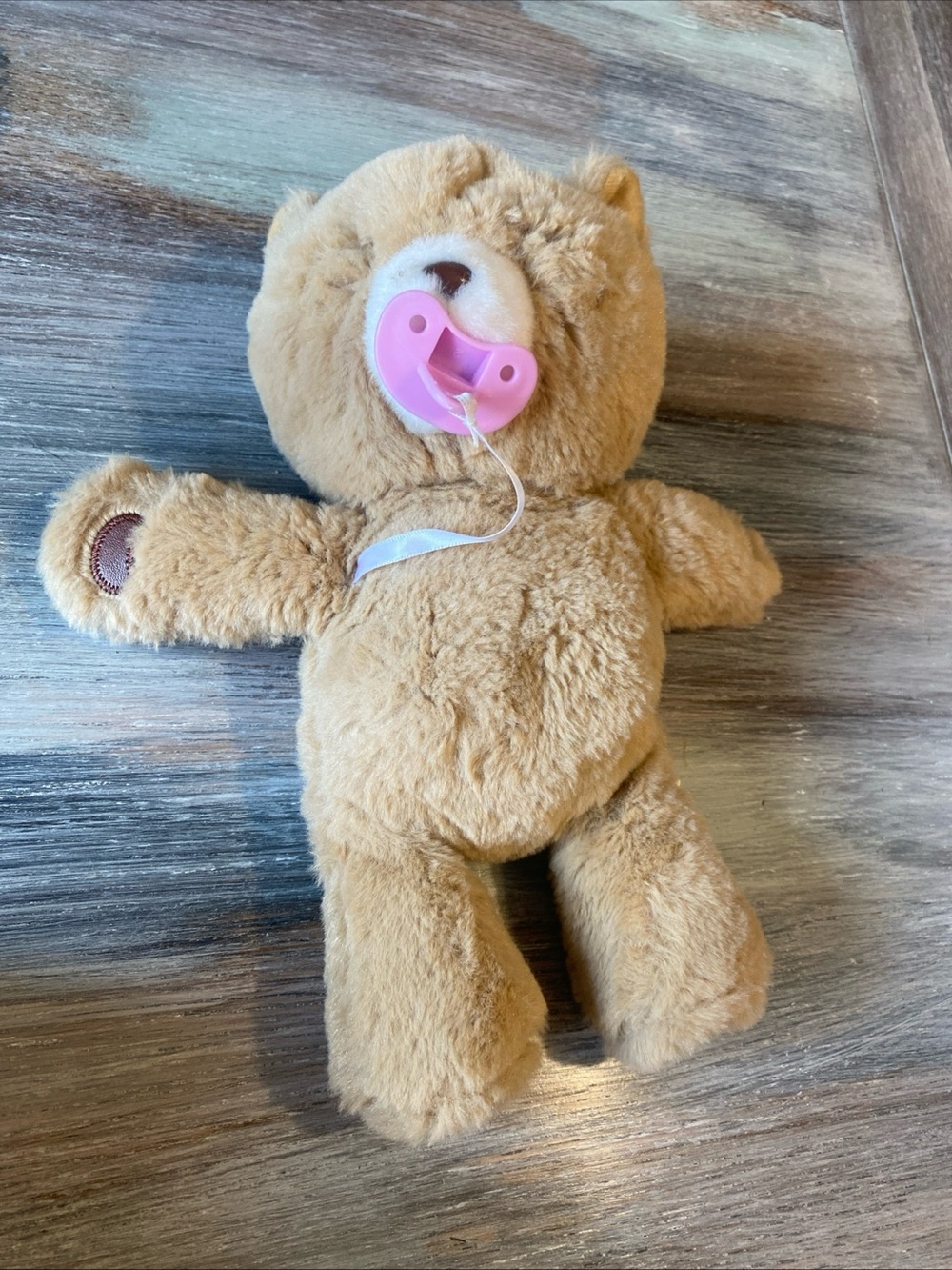 Cubbles the Bear Little Live Pets Cozy Dozys interactive sounds pink pacifier